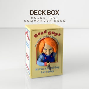 Good Guys Horror MTG Commander Deck Box | 100 Double-Sleeved Card Storage