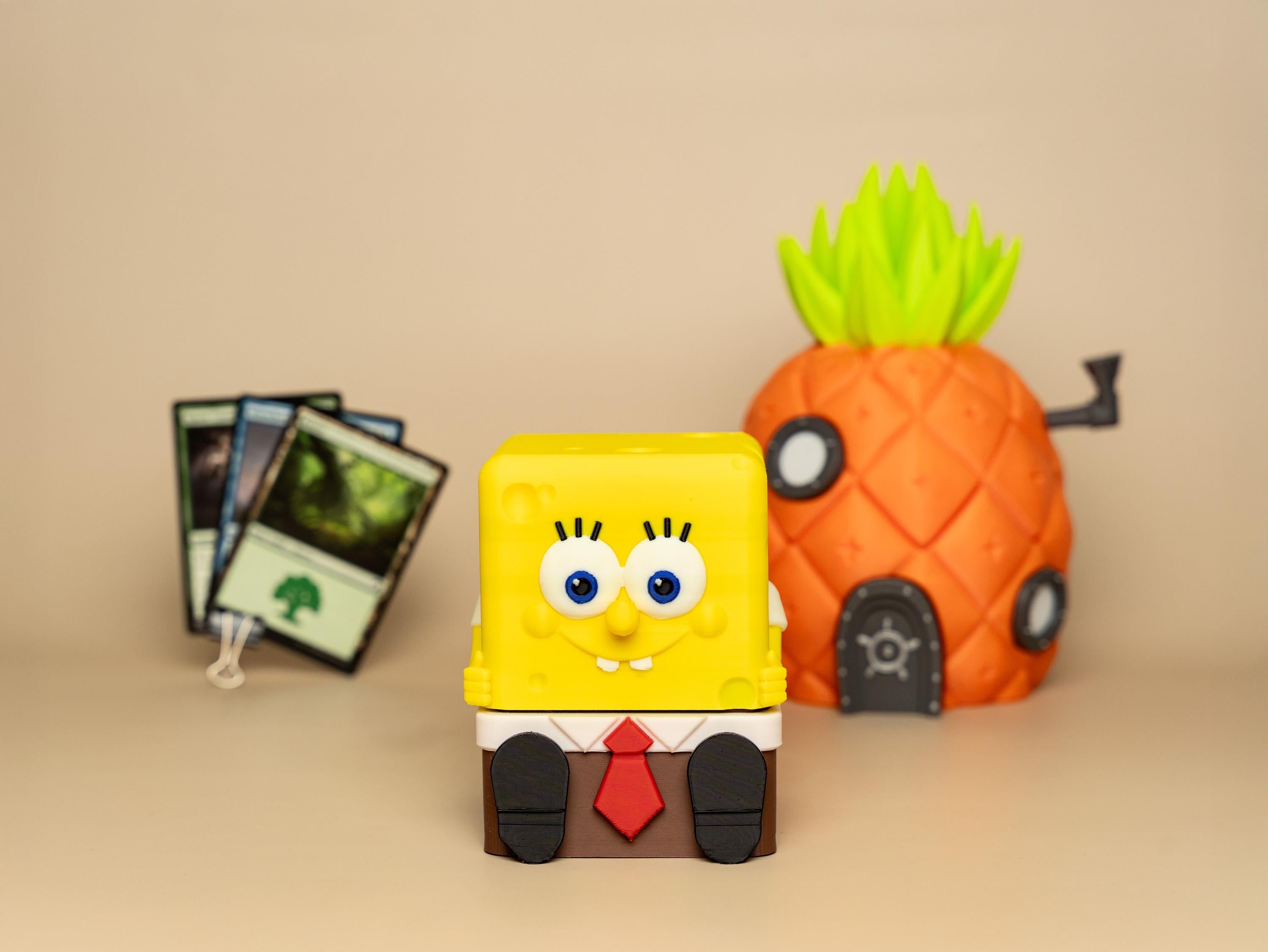 spongebob squarepants card sleeves SpongeBob Square Pants Protective Card Sleeves 100ct – Spieda Games main image 0