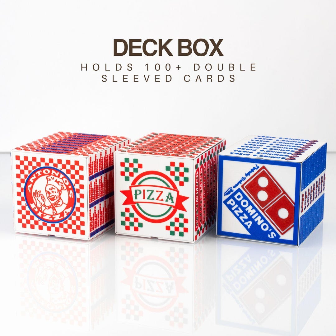 BRAKE IT DOWN BD DVD アザジャ　ポストカード付き MTG Deck Box – Pizza Box Style Commander Card Holder - Etsy