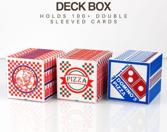MTG Deck Box – Commander-kaarthouder in pizzadoosstijl