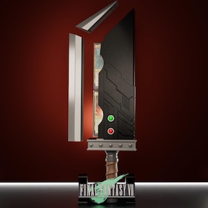 Livraison gratuite en Europe) Porte-cartes MTG Commander Deck Box Buster Sword | Rangement pour cartes magiques cachées Final Fantasy Display