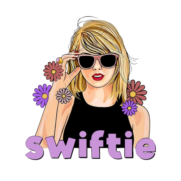 Swiftie Png, Taylor The Eras Tour Png, Taylor Swiftie Png, Flower Taylor Png, Taylors Version, dtf transfer, little swiftie, taylor fan png