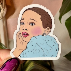 The Maddie Face Aufkleber - Maddie Ziegler - Dance Moms Staffel 1 - Cry Solo - Realität TV - Aufkleber - spülmaschinenfest - gestanzt - Originalkunstwerk