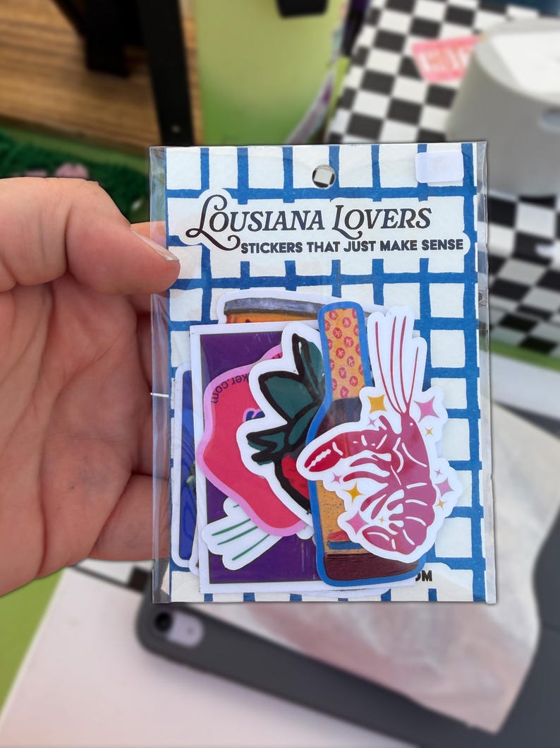 Louisiana Lovers New Orleans Sticker Pack, Cajun and Creole Culture ...