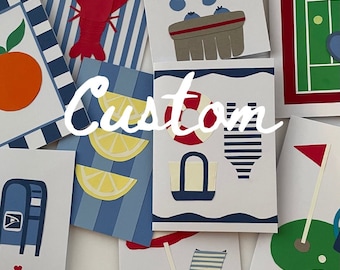Custom Paper Greeting Card 5x7 inches