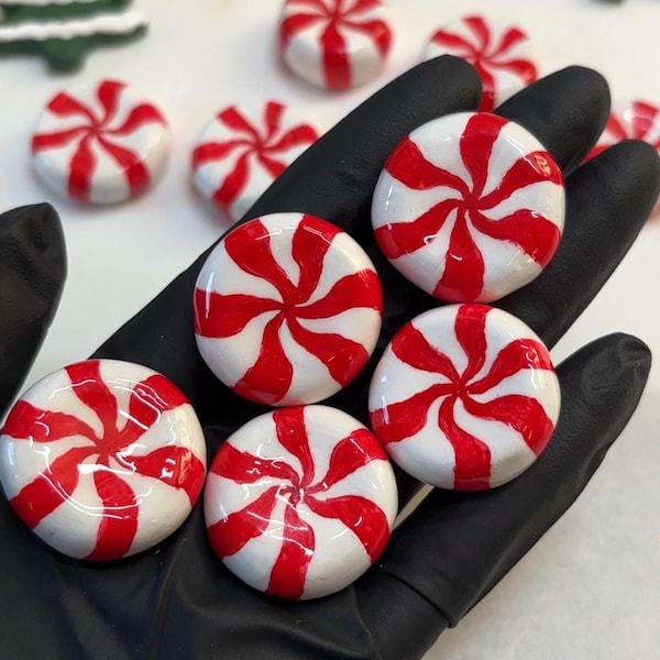 Imanes de menta hechos a mano