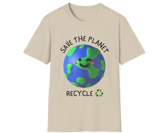 Save the Planet Recycle T-Shirt | Planet Shirt | Earth Shirt | Environment Shirt | Save Earth | Planet Earth | Green Planet | Eco Friendly