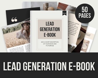 Lead Generation Ebook Template - 50 Pages