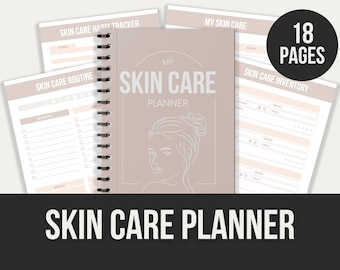 Skin Care Planner - 18 Pages