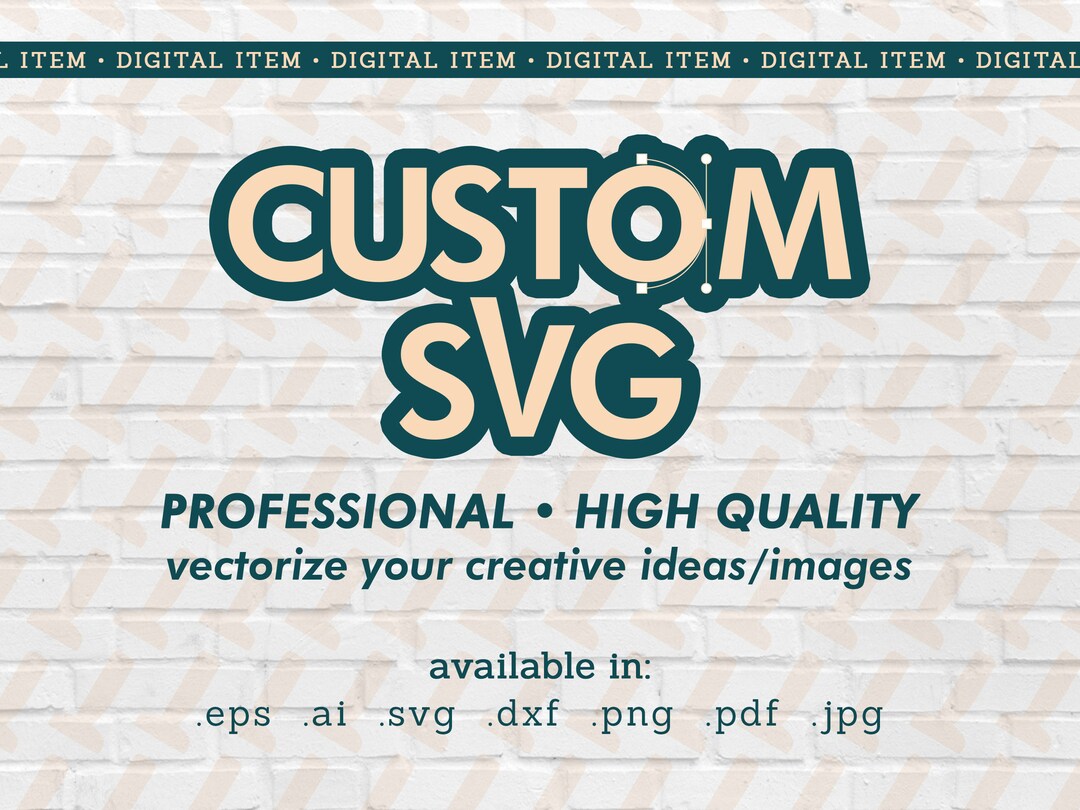 Custom A Custom SVG Text Image Logo, Request Custom SVG, Personalized SVG ...