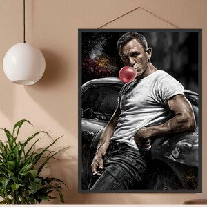 【まっちゃん・新品 No 597】 ポップアートパネル ジェームズボンド James Bond Pop Art - Etsy