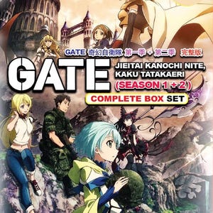 Anime DVD Japan Anime GATE Jieitai Kanochi Nite, Kaku Tatakaeri Season 1+2 English Sub