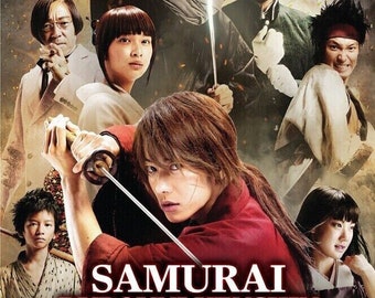 Rurouni Kenshin Live Action Movie 1-5 Collection DVD [English Dub] All with Free DHL Express SHipping