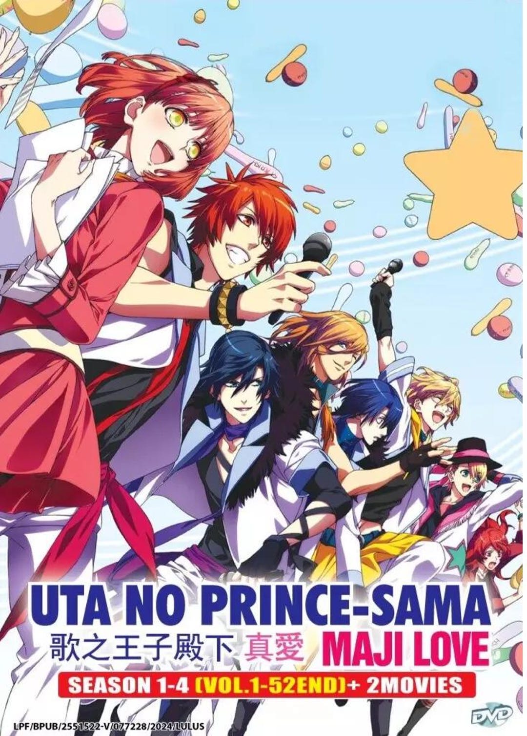 DVD Uta No Prince- Sama : Maji Love Season 1-4 Vol.1-52 END + 2
