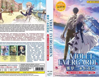 DVD Anime Violet Evergarden (1-13 End) + 2 Movies + OVA (english
