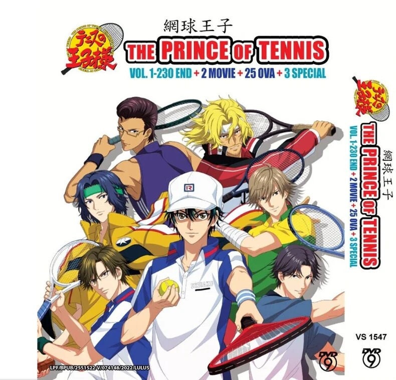 DVD Anime the Prince of Tennis (vol. 1 - 230 End + 2 Movie +