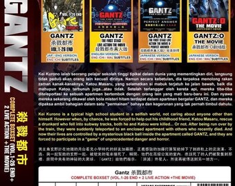 DVD Gantz Complete Boxset Vol.1-26end + 2 Live Action + the Movie