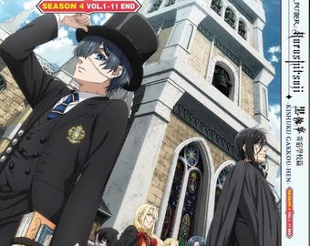 Kuroshitsuji/black Butler Season 4(1-11end) Anime DVD English