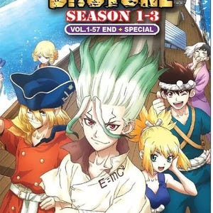 Anime DVD Stone Season 1-3 Vol. 1-57 End + Special English Version & Subtitle Expedite Shipping