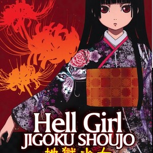 Hell Girl Jigoku Shoujo Season 1-4 + Live Action Movie DVD(Ep 1-90 end) English Subtitle