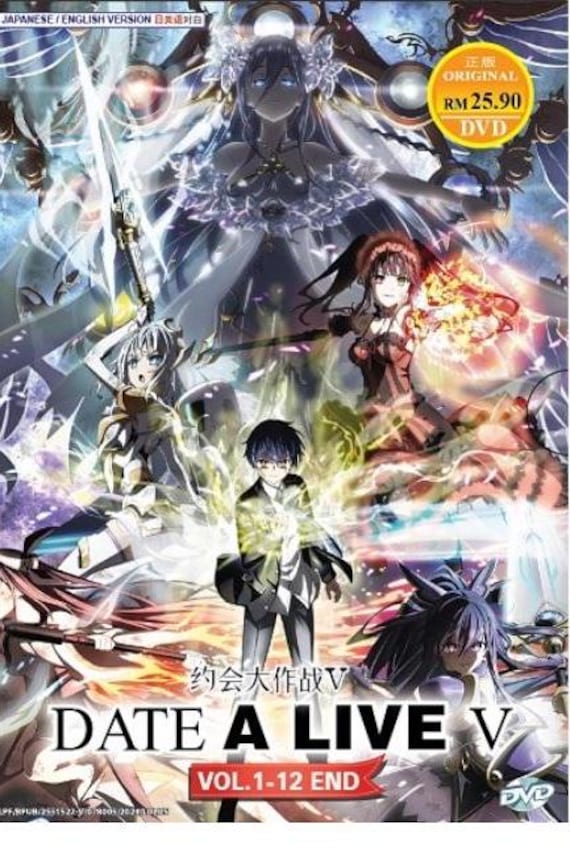 DVD Anime Date A Live V SEASON 5 (volume 1-12end) English Dubbed