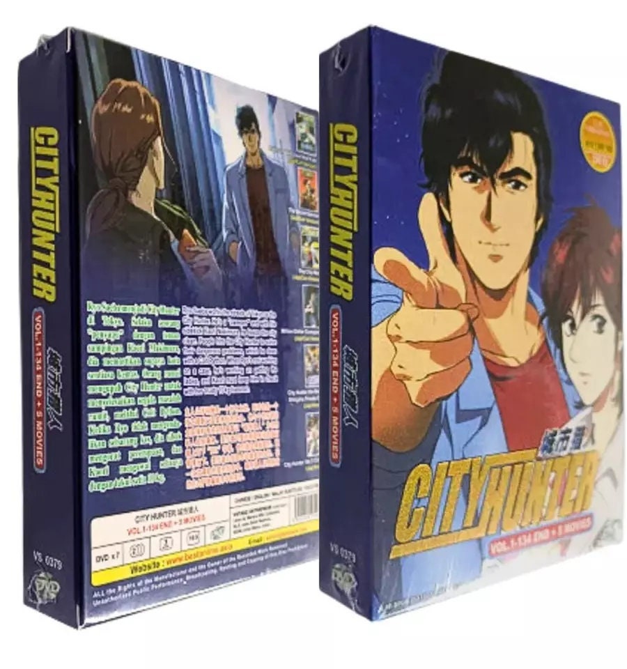DVD Anime City Hunter Complete TV Series (1-134 End + 5 Movies