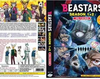 DVD Anime Beastars Season 1+2 Complete Series (1-24 End