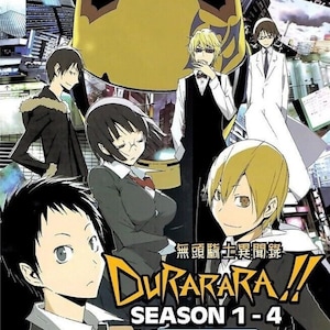 Durarara!! Season 1-4 Vol.1-61 END Complete Series Anime DVD [English Dubbed]