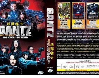 DVD Gantz Complete Boxset Vol.1-26end + 2 Live Action + the Movie