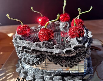 Heart Disco Cake