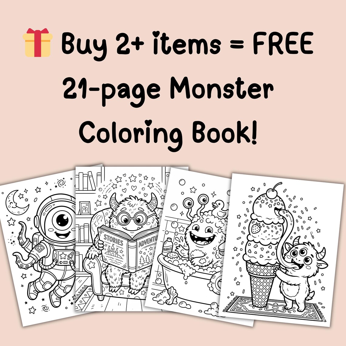 Unicorn Kawaii Coloring Pages for Kids – 25 Cute Printable Coloring ...