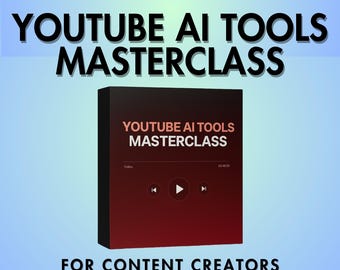 YouTube Automation Blueprint with AI Tools, AI Scriptwriting & Video Creation, Faceless Channel, YouTube Domination, AI Content Creation