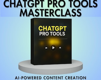 ChatGPT Pro Tools-cursus | AI zoeken, aanpassen en maken | Geavanceerde chatGPT | Tools voor marketeers | Bedrijfsautomatisering | Inhoudsworkflows