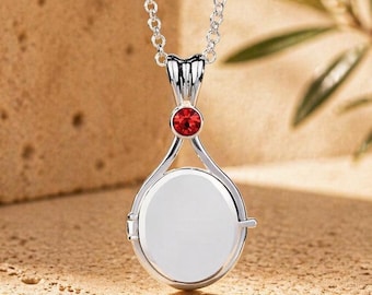 Mermaid Necklace, H2O Mermaid Locket Necklace,Just Add Water Pendant