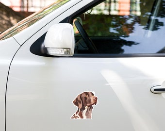 Watercolor German Shorthaired Pointer (GSP) Sticker