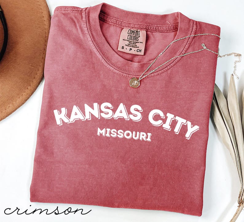 Kansas City Missouri sweatshirt, trendy graphic tee, Kansas City pride shirt, cozy Kansas City crewneck, gift for Kansas City fans
