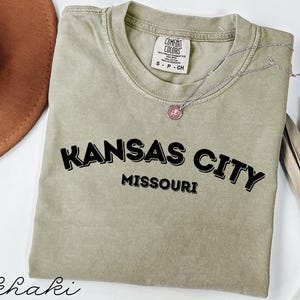 Kansas City Missouri shirt, Kansas City souvenir tee, Missouri city name shirt, Kansas City gift idea, casual graphic tee