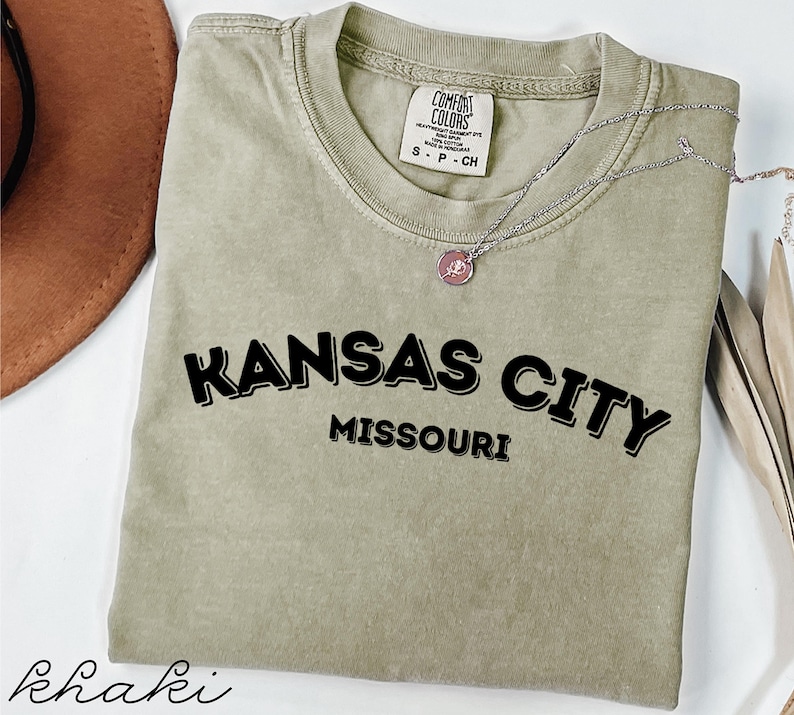 Kansas City Missouri shirt, Kansas City souvenir tee, Missouri city name shirt, Kansas City gift idea, casual graphic tee