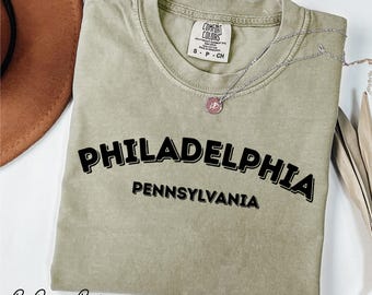 Comfort Colors® Philadelphia Pennsylvania Shirt Philly Shirt Pennsylvania Shirt Philadelphia Shirt City Of Brotherly Love T-Shirt