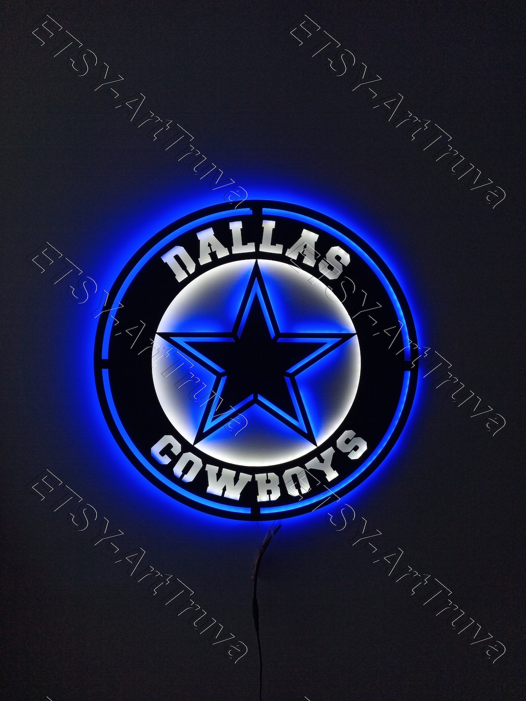 Dallas Cowboys, Dallas Cowboys Metal Led ,american Football Team Sing ...