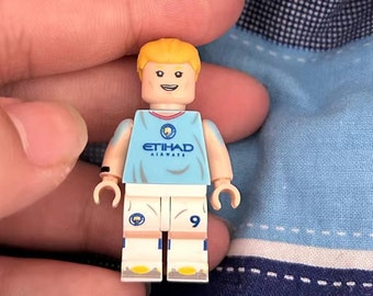 Football soccer player superstar haaland minifigure