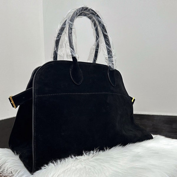 Borsa in pelle scamosciata, borsa tote in pelle scamosciata, borsa tote minimalista, borse tote in pelle scamosciata, borsa tote da donna