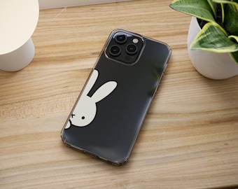 Miffy Clear Phone Case Cute Gift for Friends iPhone 15 14 13 12 Pro Max Plus
