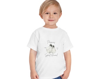 Penguin Spirit Animal Graphic Tee | Gift for Toddler | Animal Lover T-Shirt