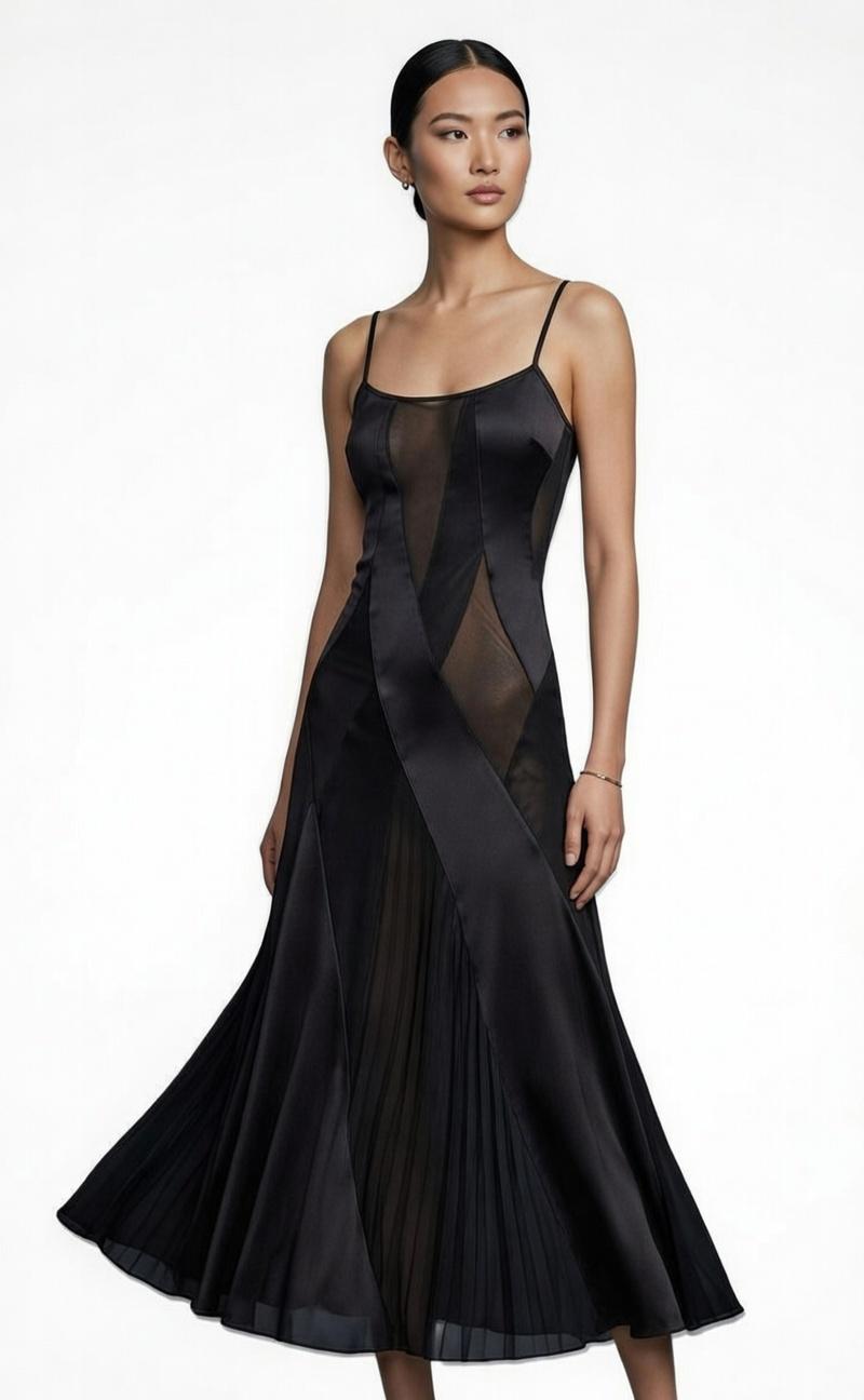black sheer slip dress Black Slip Dress – Soft Darkness