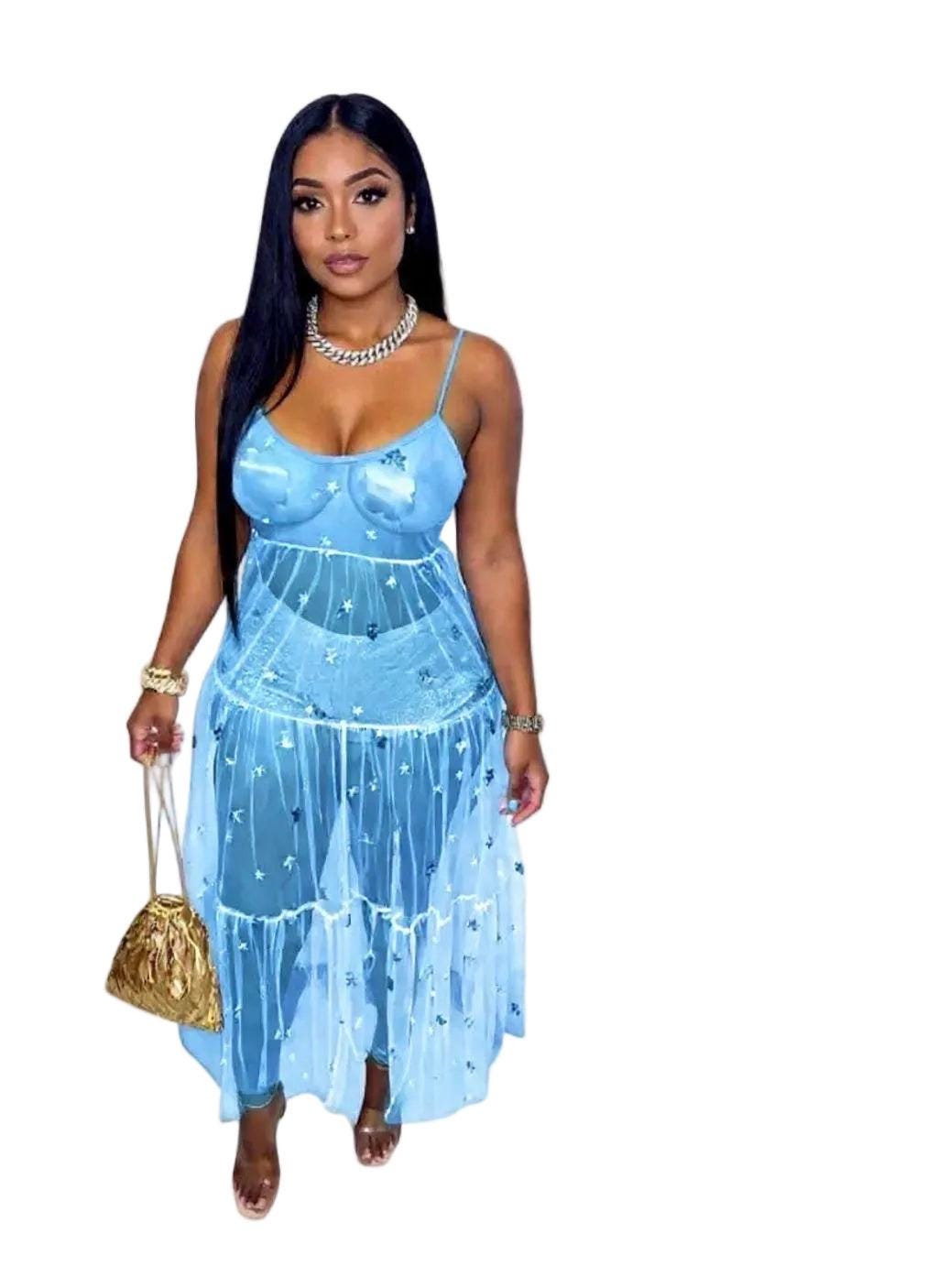 Glitter Maxi Robe - Etsy
