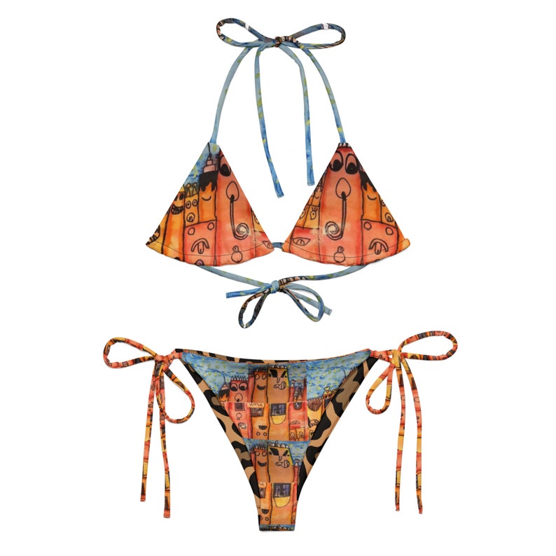 Marc-anthony Collection Swimwear - City Life String Bikini Set - Etsy