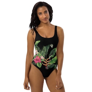 Tropical Isle Flower Women One-Piece Swimsuit