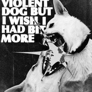 I’m not a violent dog but I wish I had bit more