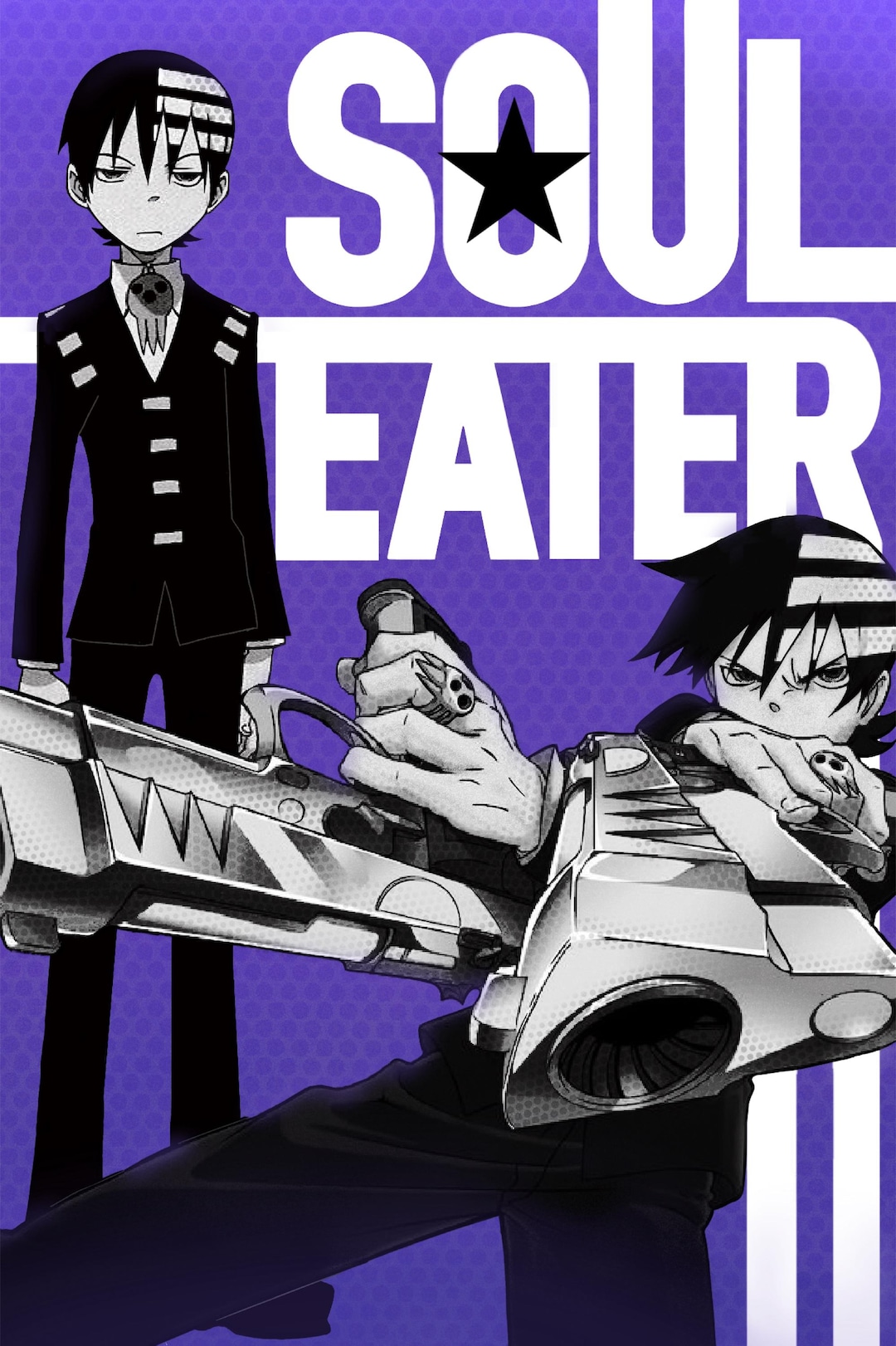 Soul Eater Death the Kid Poster File - Etsy